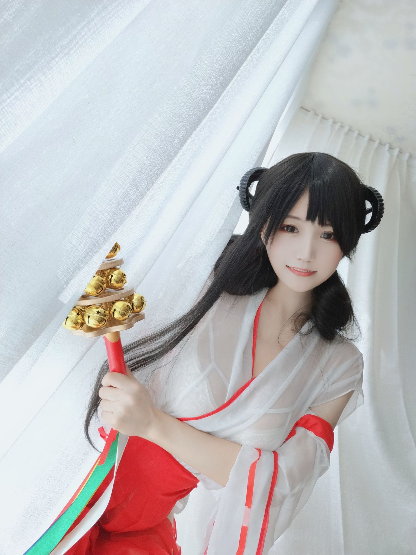 [网红COSER]动漫博主小仓千代w巫女插图9